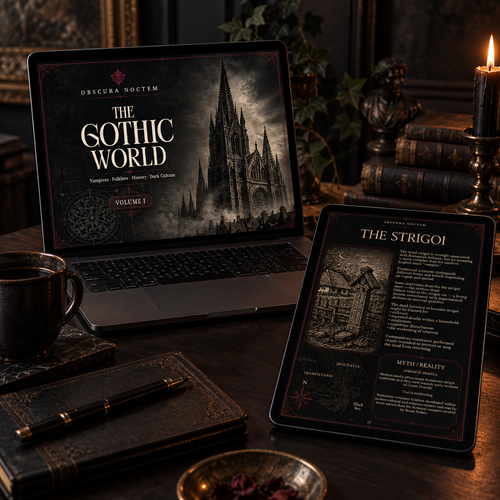 THE GOTHIC WORLD – preview of the illustrated Gothic archive, Obscura Noctem Volume I